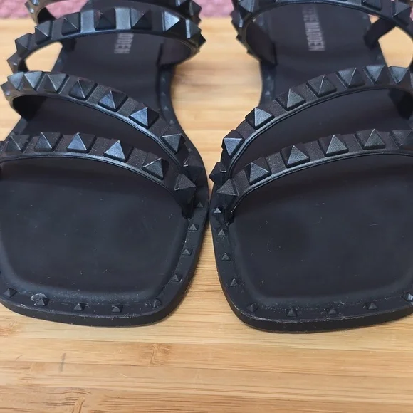 Steve Madden Skyler J Slip On Studded Slide Sandals - Picture 4 of 12